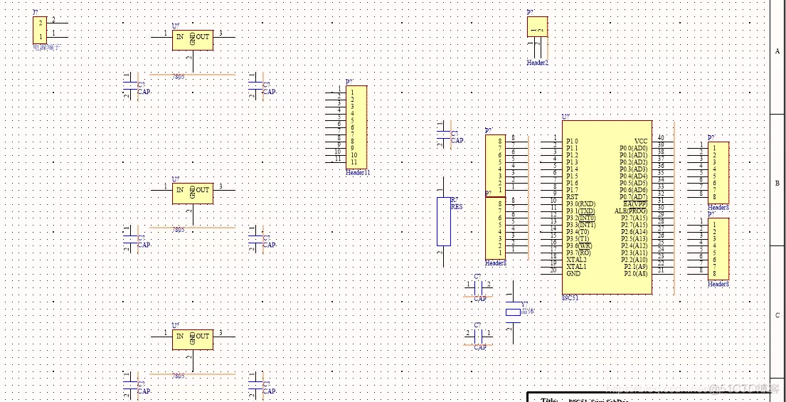 Altium Designer 18 速成实战 第三部分 原理图的绘制 （二十三）实例绘制原理图--AT89C51_原理图的绘制 _39